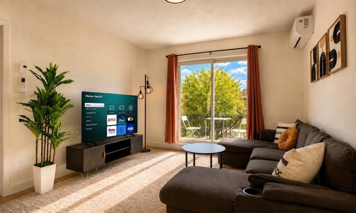 Maizerets Apartment | 3BR Close to centre + Parking + AC | Unit 6