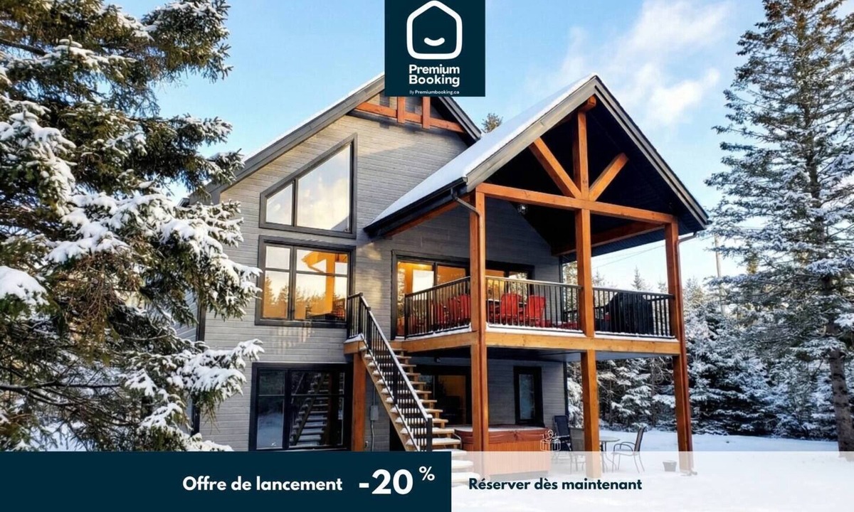 Notre-Dame-de-la-Merci Ski Chalet | The Rustik | Private SPA | Pool Table| Lake Access