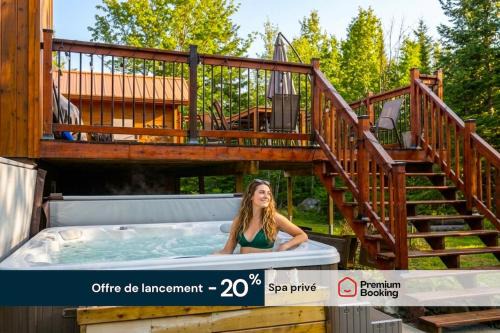 Chertsey Ski Chalet | Chalet Brise du Nord with Private Spa and Pool Table & Games