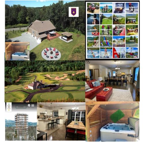 Saint-Faustin-Lac-Carre Ski Chalet | Chalet Mont Blanc Spa&Golf&Ski&NatureComfort Await
