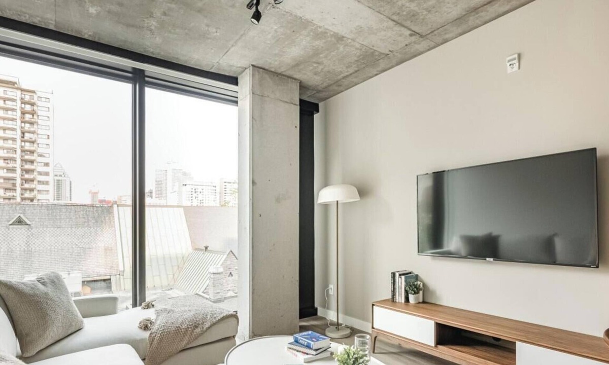 Downtown Montreal Apartment | Chic Cityscape Stay with Panoramic Views