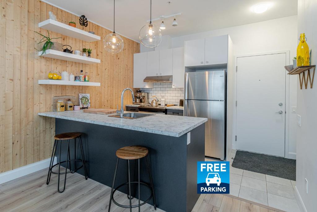 La Cite-Limoilou Ski Chalet | Condo Old Quebec - Gym - AC - Indoor Parking - Rooftop