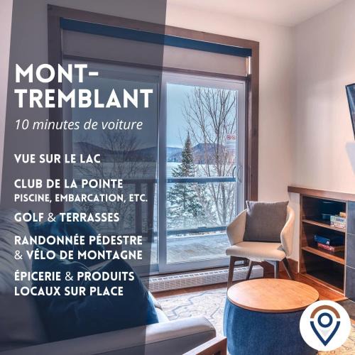 Lac Superieur Village House | Condo overlooking Lac Superieur & mountain views
