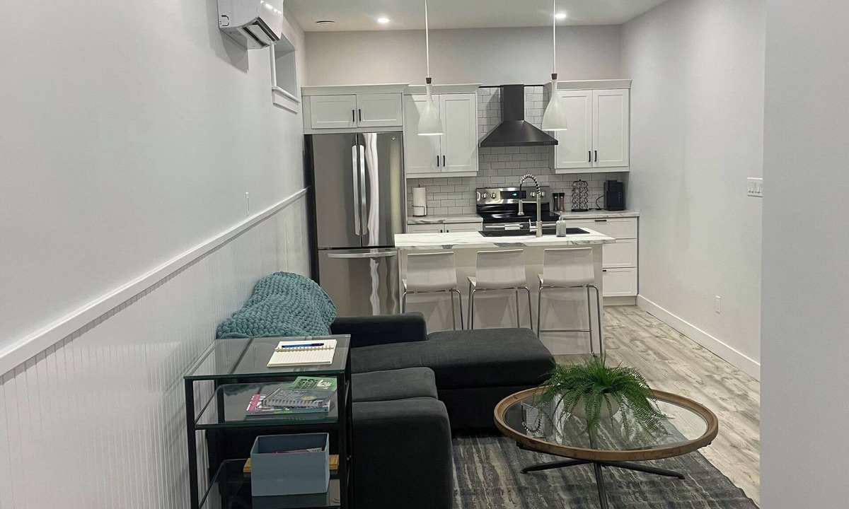 Cherry Brook House | Cozy two-bedroom basement apartment equipped with a full kitchen! (Min 28 days)