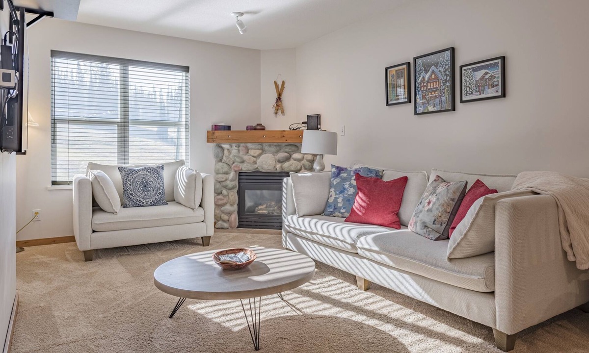Silver Star Mountain Condo | Ground Floor Creekside Condo - great for hiking and biking!