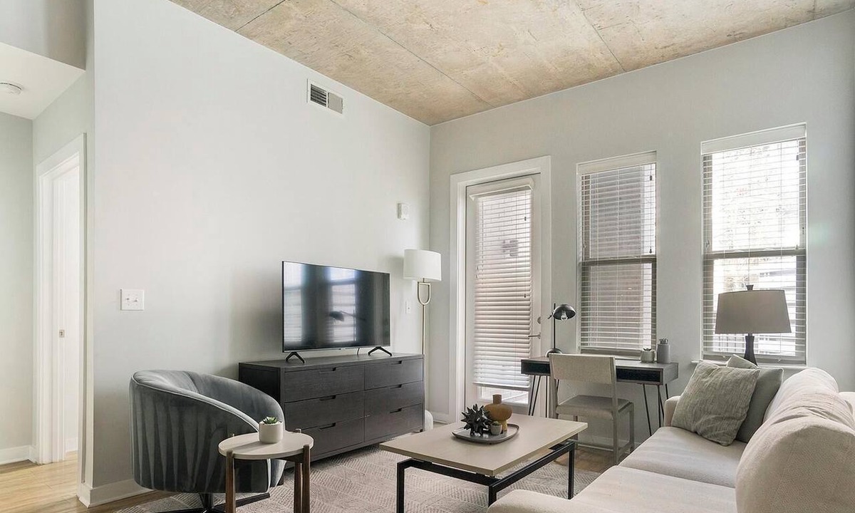 Downtown Apartment | Landing | Beautiful 2BD, Courtyard, Gym
