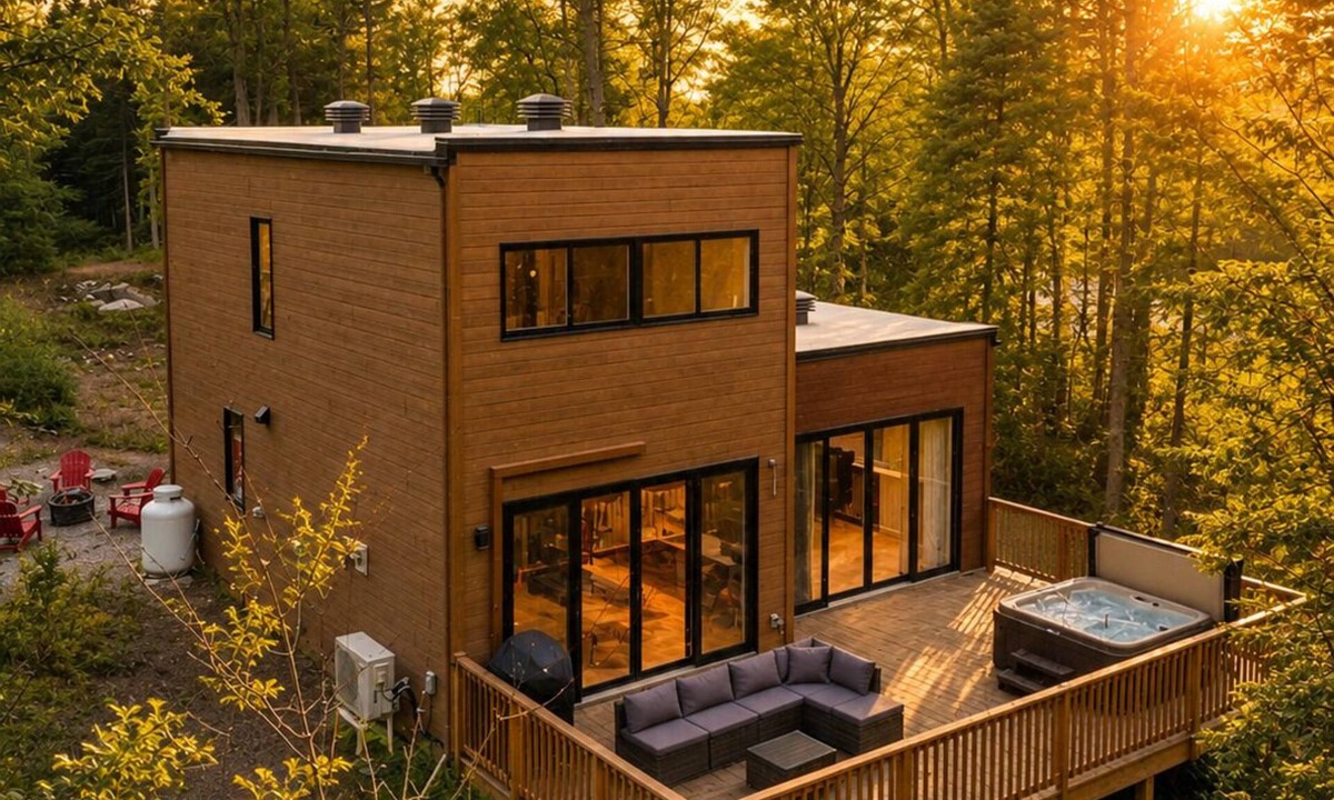 La Conception Ski Chalet | Le Baleveng Spa 15 min Tremblant Village