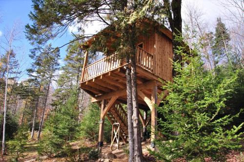 Pine Hill Ski Chalet | Les Cabanes du Trappeur avec spa et sauna