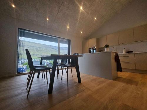 Klaksvik Apartment | Modern Apartment in Klaksvik with Mountain Views