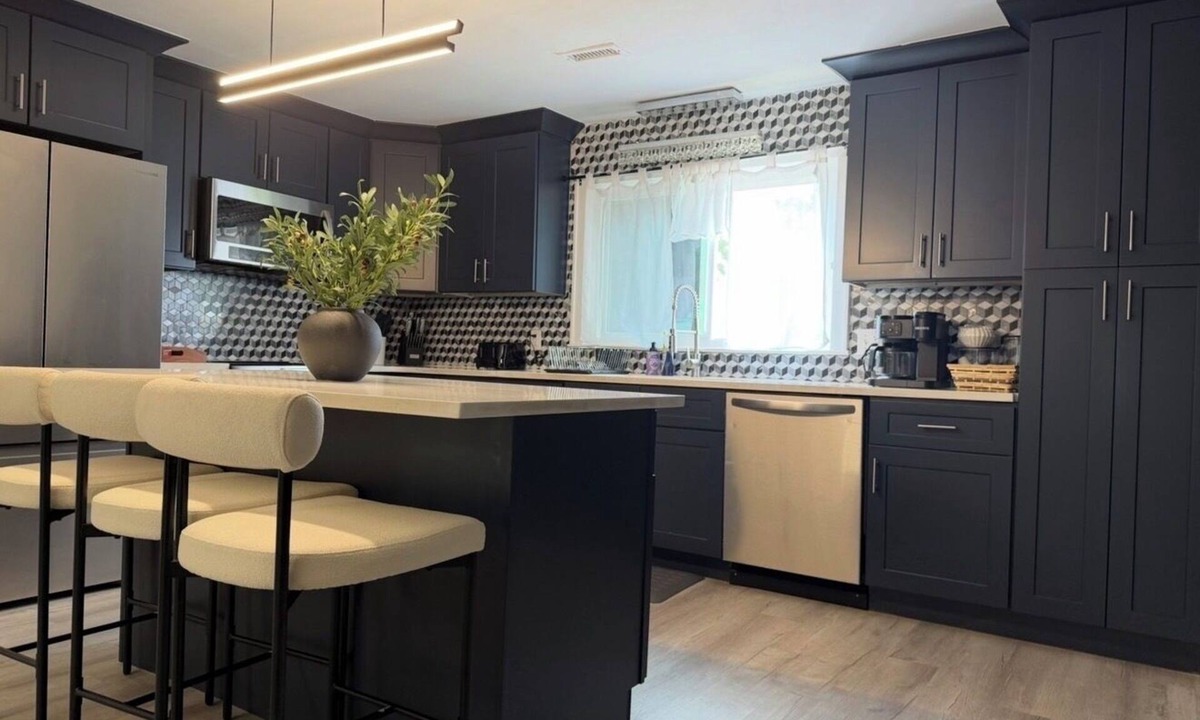 High Point House | Modern High Point Retreat - Private Gym, Game Room, Fire Pit, Fenced Yard