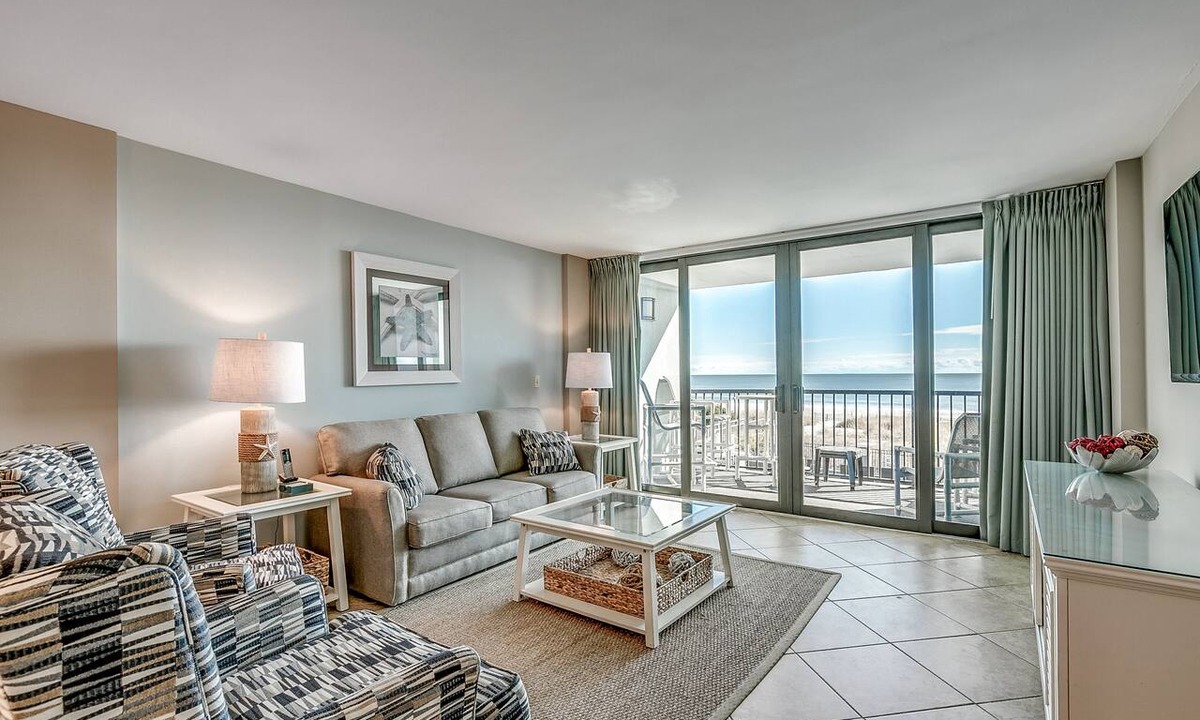 Myrtle Beach Condo | 🐚Oceanfront | Great Views | Awesome Amenities | Carolina Dunes 106🐚