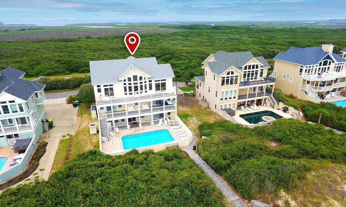 Pine Island House | OCEANFRONT, Pool, ELEV, Pool Table, Ocean Views, PI256, Cabana Beach