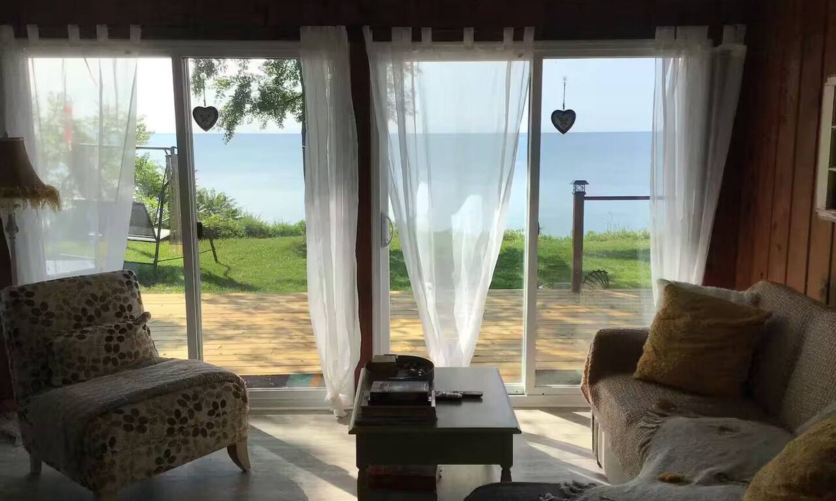 Romney Cottage | Our Little Gem has Breath Taking Lake Erie Views. A must to see from our HOT TUB