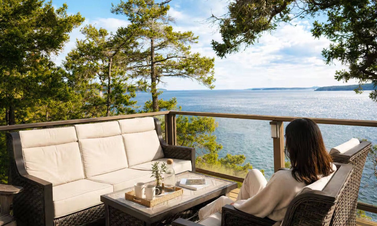 Pender Island Villa | SaliHaven: Oceanfront 3 BR 3 Beds 3.5 Ba + Gym