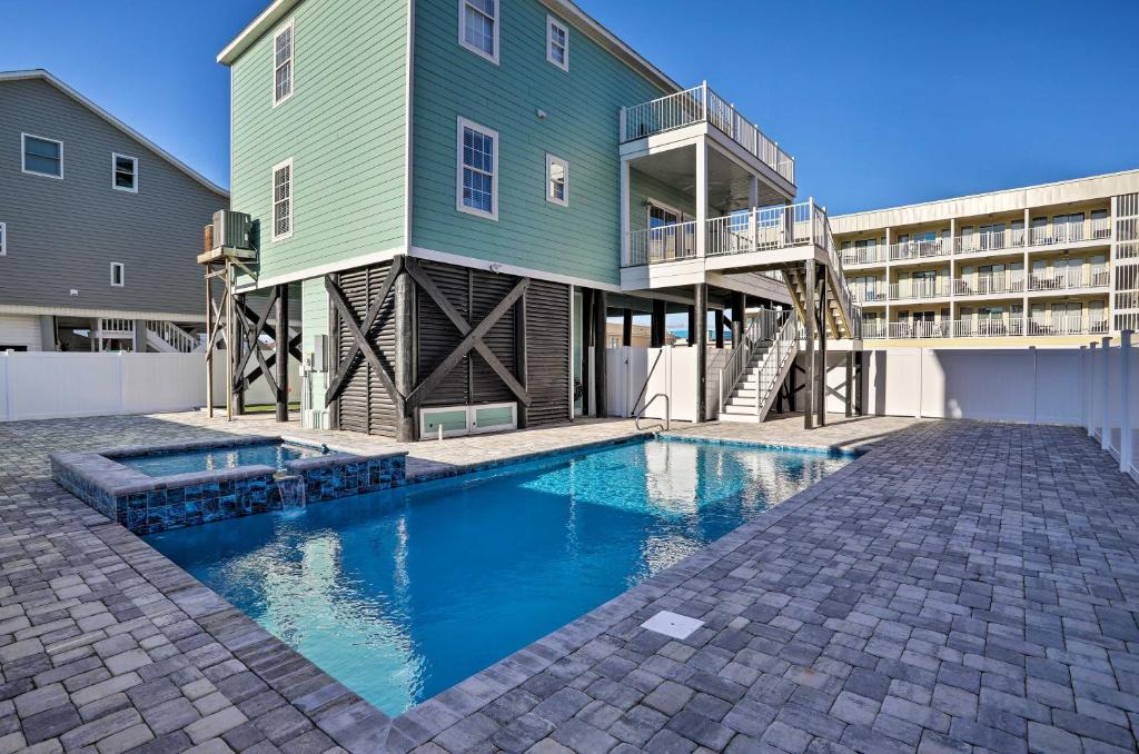 Garden City House | Spacious Murrells Inlet Hub w/Pool, Walk to Shore