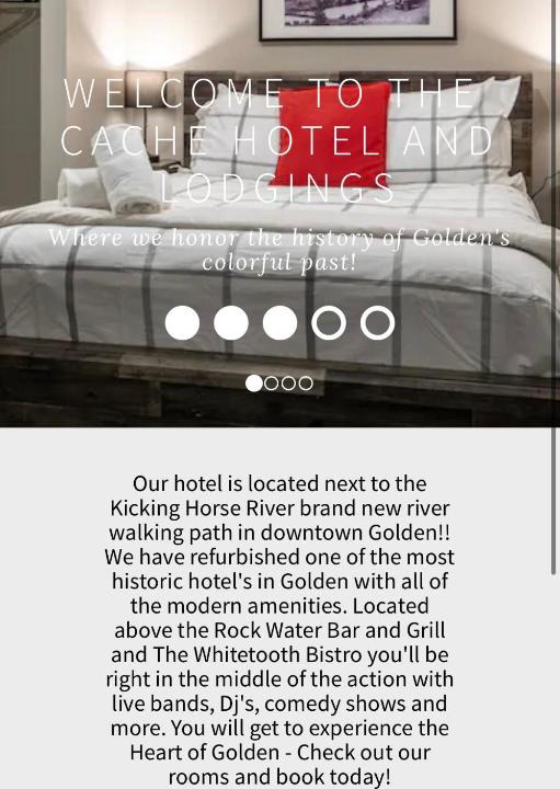 Golden Hotel | The Cache Hotel and Lodgings