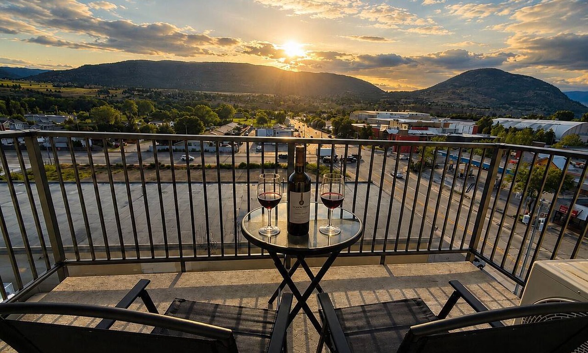 Okanagan-Similkameen Apartment | Top Floor Walk to Beach & Casino