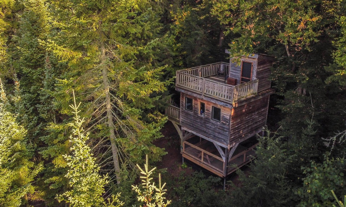 Saint-Faustin-Lac-Carre House | Treehouse by the lake, with rooftop terrace | Lodging #02