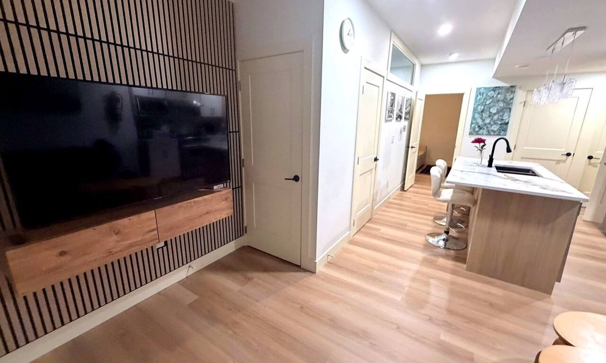 Southwest Calgary Apartment | Upscale Basement Suite - Private Entry Sleeps 4.