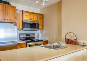 1 bedroom apartment in village centre, ski in/out