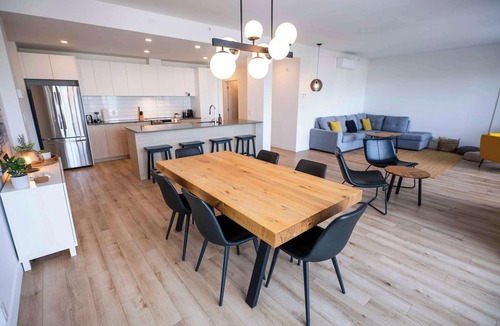Baie-St-Paul Apartment | 210 | Chic Escape | View & Comfort with Pool