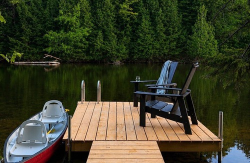 Huntsville Cabin | Aux Box Muskoka- Private Nordic Spa-Waterfront Access