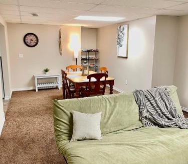 St. Albert House | Beautiful Suite Fenced yard Kitchen Laundry