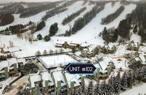 Craigleith Apartment | Blue Heart Mountain Studio Dream Walk to slopes, tennis