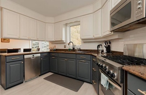 Bayfield House | Bluewater Lakehouse Retreat with Private Beach & Hot Tub