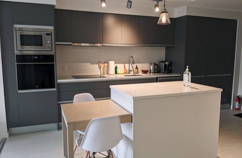 Mount Pleasant Condo | Bright Minimalist Home with Parking Located in the Heart of Vancouver