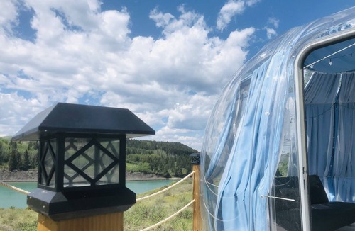 Calgary RV Rental | Campground/Dome1in ghost lake