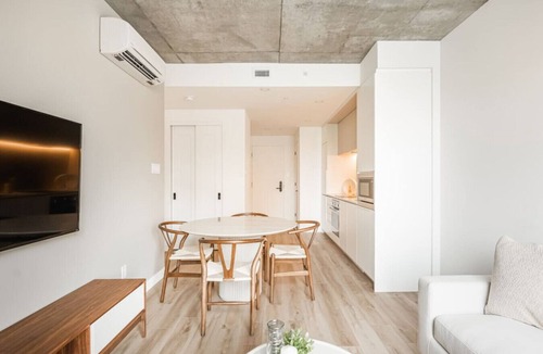 Downtown Montreal Apartment | Chic Cityscape Stay with Panoramic Views