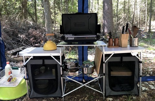 Manitoulin District RV Rental | Cozy Off-Grid Canvas Bell Tent Surrounded by Nature for a Peaceful Getaway in Tehkummah, Ontario