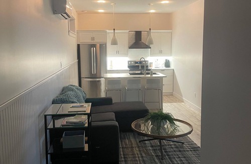 Cherry Brook House | Cozy two-bedroom basement apartment equipped with a full kitchen! (Min 28 days)