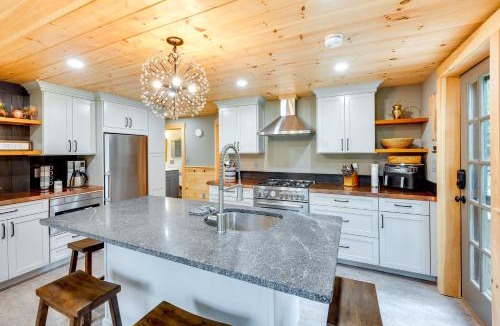 Center Lovell House | Dock & Beach Access! Waterfront Home on Kezar Lake