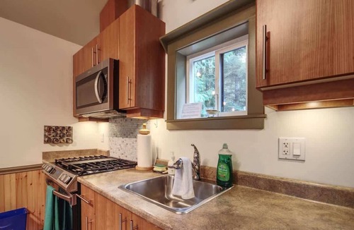 Port Renfrew Cabin | Enclosed deck - Hot tub - Pet Friendly- gas stove