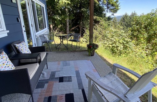 Salt Spring Island Cottage | Garden views and ocean glimpses, close to all that Saltspring offers.