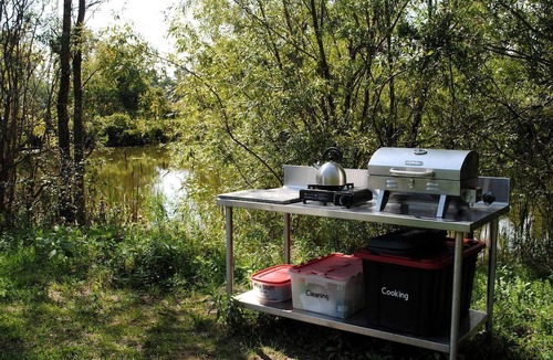 Markdale RV Rental | Glamping Tent at the Koi Pond for a Romantic Getaway, Ontario