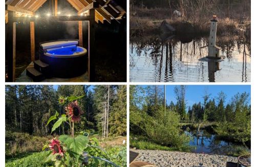Brew Bay House | Golden Rings Cabin on Homestead w Hot Tub