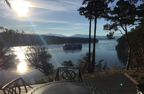 Sturdies Bay Ski Chalet | InTheBluff - Galiano's Oceanside Log Chalet
