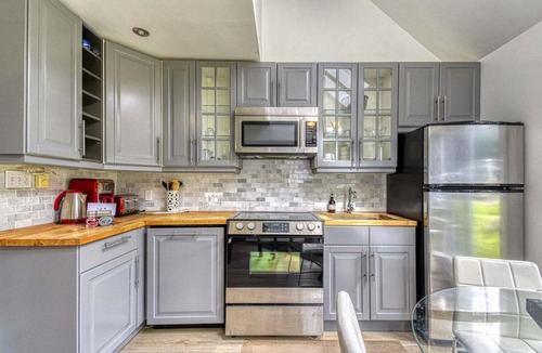 Mont-Tremblant Pedestrian Village Apartment | La Chouette Ski out Condo on the Voyageur Trail