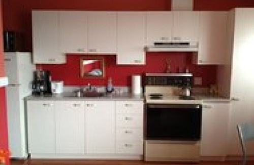 Val-d'Or Hotel | La Vieille Auberge, tourism residence - Appartment 1 room - 1 double bed, 1 single bed and a sofa bed Triple