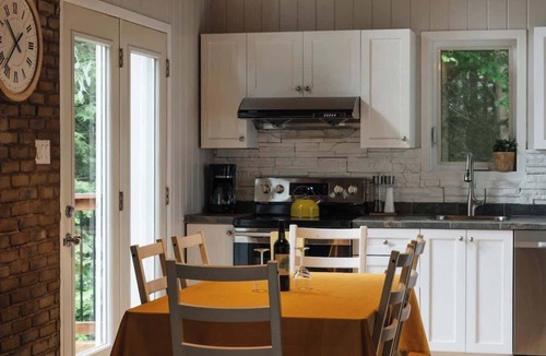Lac-Sergent House | Lakefront Hot Tub & Fireplace, BBQ, Sleeps 8