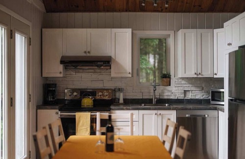 Lac-Sergent House | Lakefront Hot Tub & Fireplace, BBQ, Sleeps 8