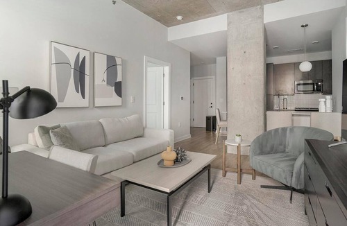 Downtown Apartment | Landing | Beautiful 2BD, Courtyard, Gym