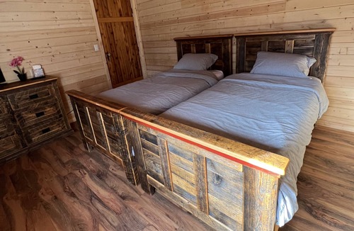 Whitecourt Ski Chalet | Large Log House with River Views