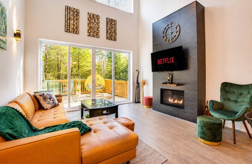 La Conception Ski Chalet | Le Baleveng Spa 15 min Tremblant Village