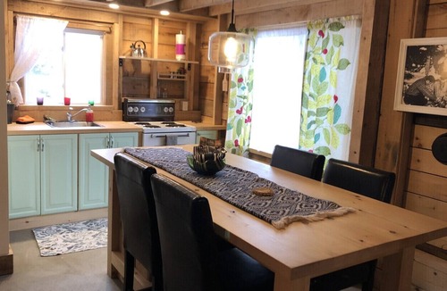 Val David Cabin | Le St-Moritz : Cute & Cozy cottage in Village Suisse Resort, heart of Val-David