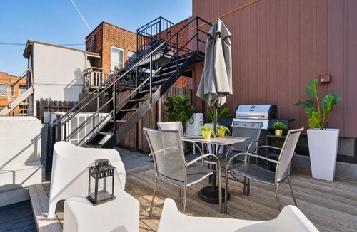 Plateau Mont Royal Apartment | LiV MTL Avenue Spacious 3BR Rooftop Suite Near Downtown Montreal