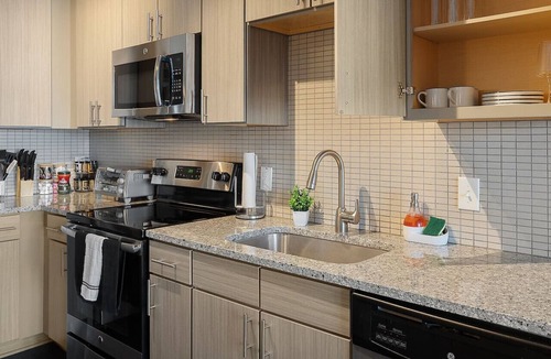 Downtown Apartment | Luxurious King 3 Bed Suite—in Downtown Durham!